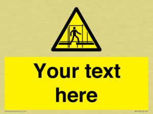 Custom Scaffold Incomplete Sign